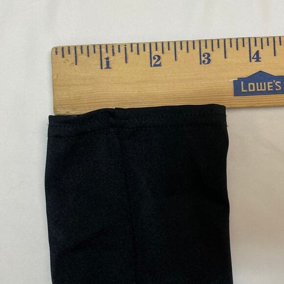 Weissman Dance Leggings Black Orange Size Small Performance Sporty Accent Adult - Picture 5 of 9